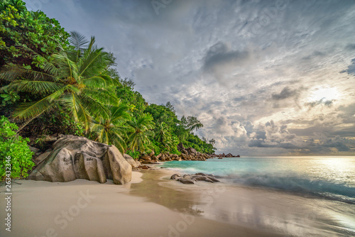 paradise beach at anse georgette, praslin, seychelles 14