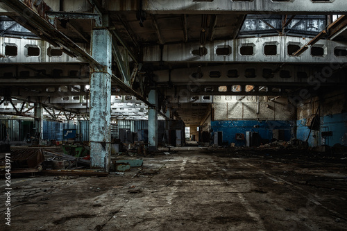 Building interior in Jupiter Factory, Chernobyl Exclusion Zone 2019