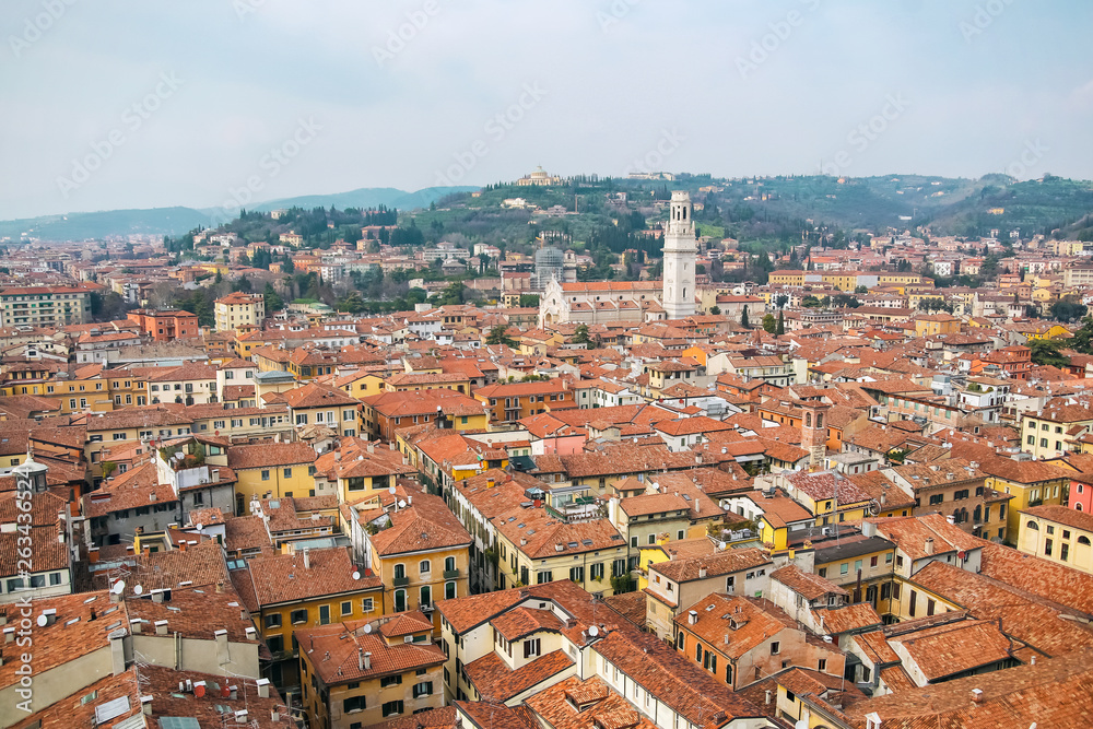 View of Verona from Lamberti tower