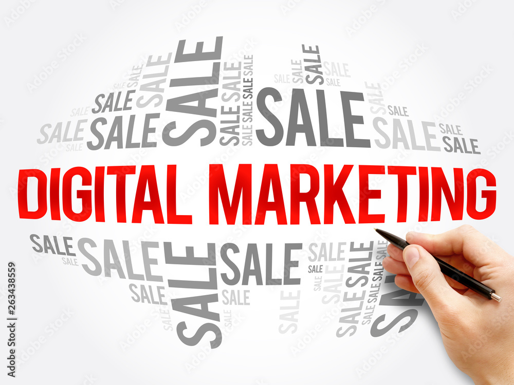 Digital Marketing word cloud collage Digital Marketing word cloud collage