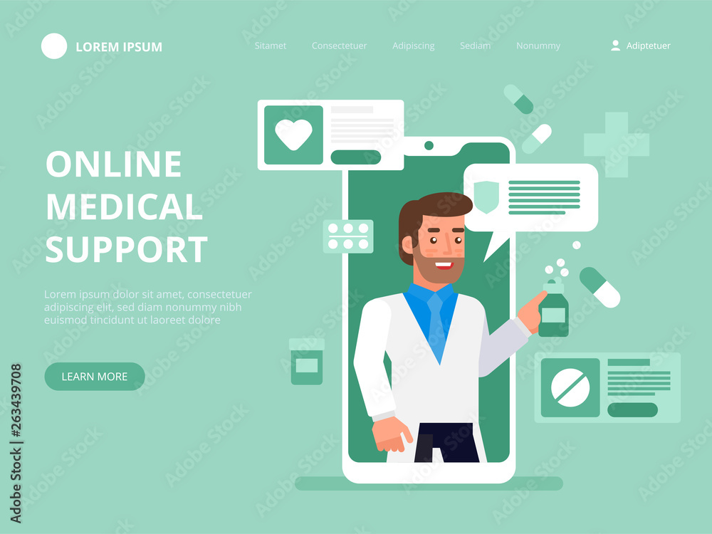 Online medical support, diagnosis and treatment. Online doctor consultation Online medical support, diagnosis and treatment. Online doctor consultation