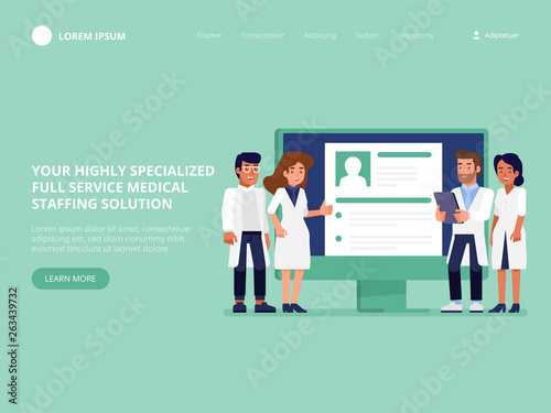 Medical staffing solution. Job search. Recruitment.