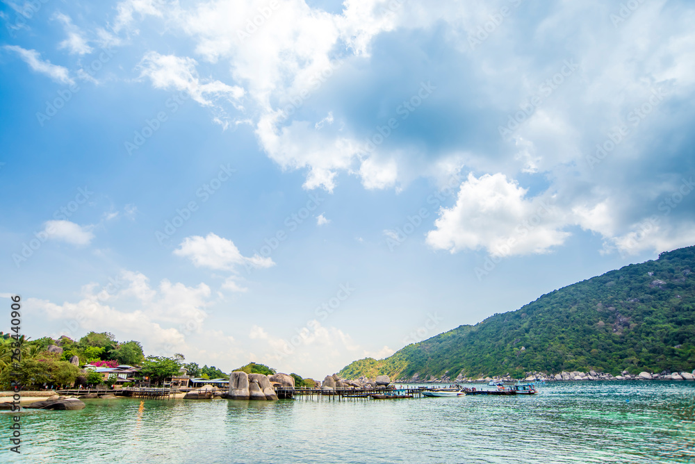 Tropical Sea,beautiful View Koh-Nangyuan Suratthani thailand 