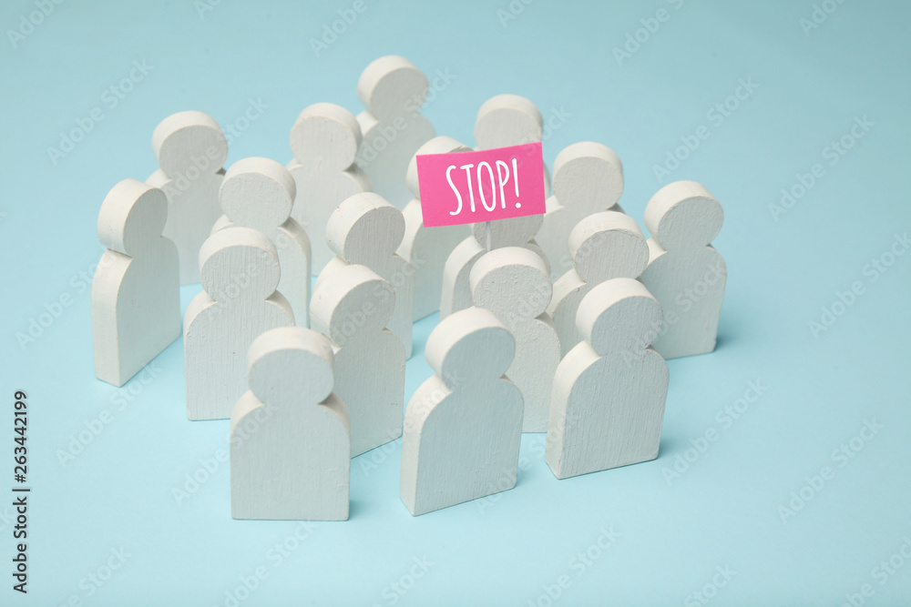 White figure of activist at rally, protest concept. Angry people with demands. Demonstration, strike, feminists. White figure of activist at rally, protest concept. Angry people with demands. Demonstration, strike, feminists.