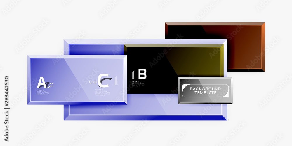 Abstract square composition for background, banner or logo Abstract square composition for background, banner or logo
