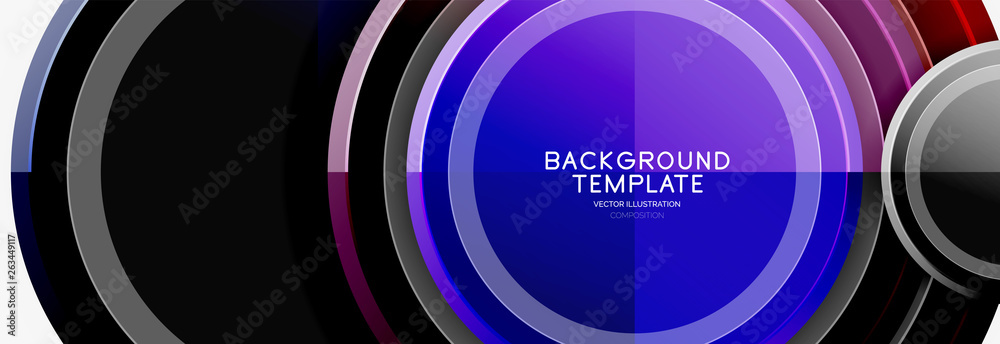 Circular pattern, abstract circles composition Circular pattern, abstract circles composition