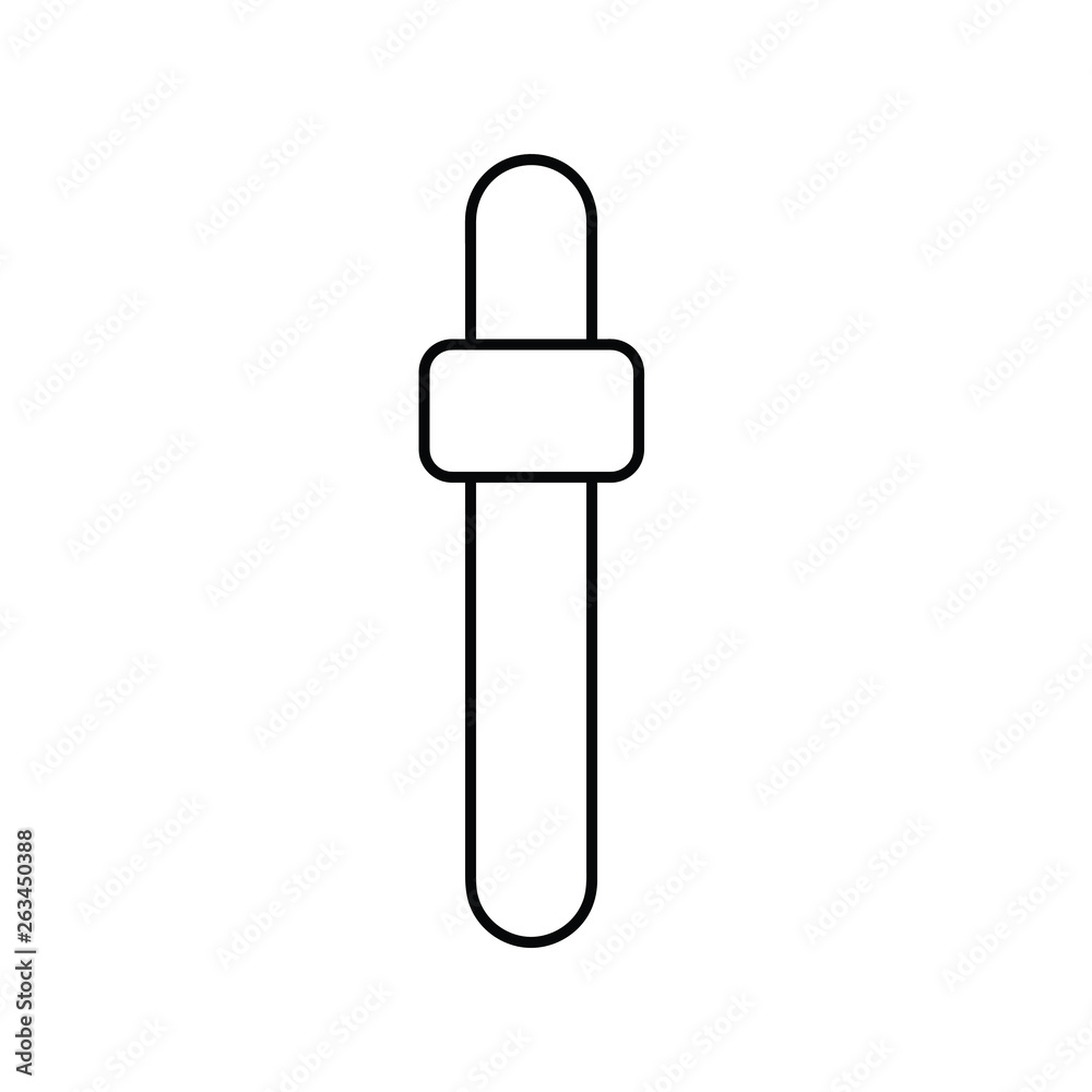 Eye dropper outline icon Eye dropper outline icon