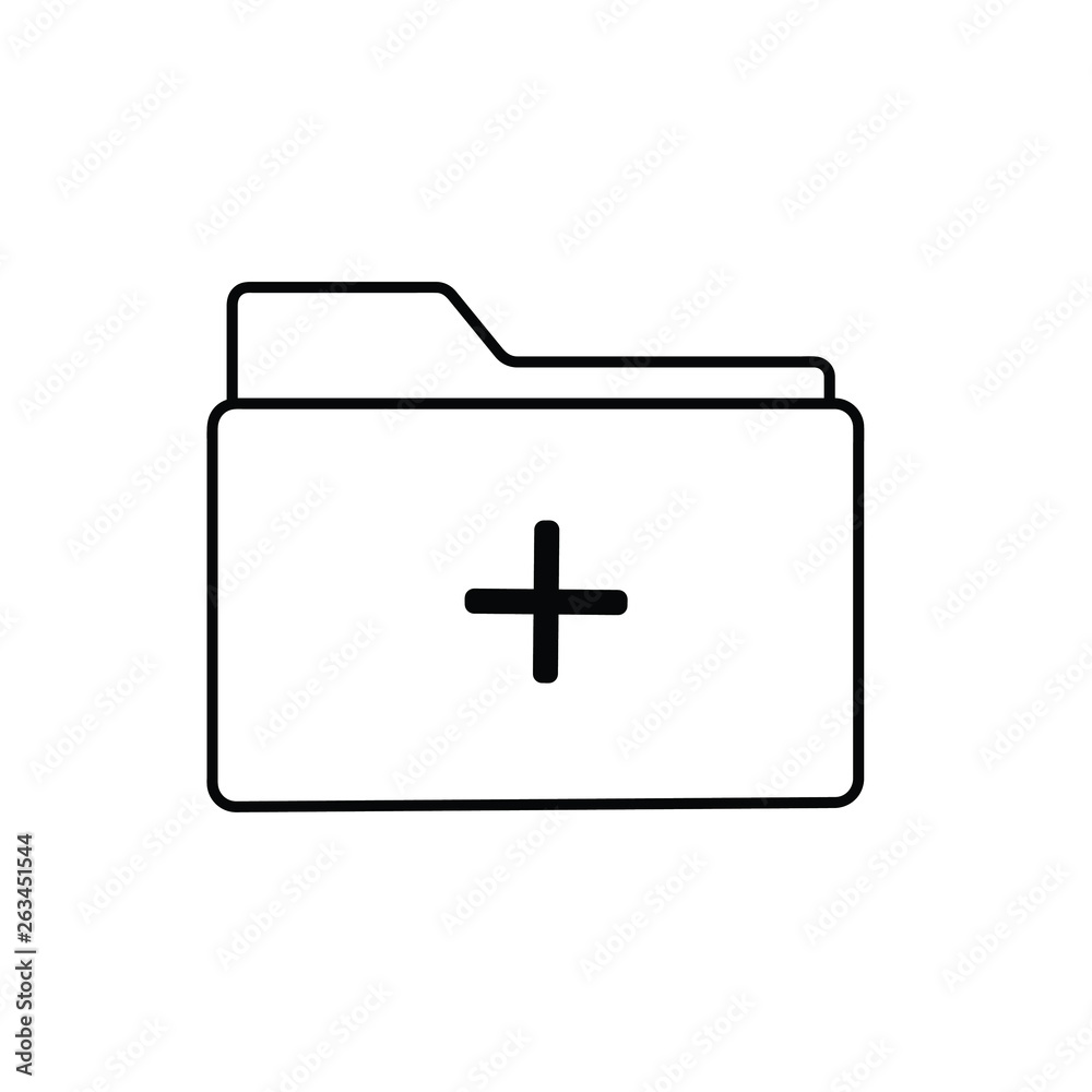 Add File folder line icon Add File folder line icon