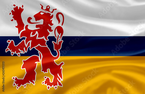 Limburg waving flag illustration.