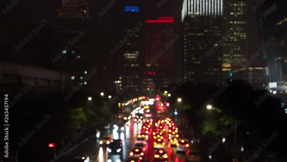 Blur city traffic. Seeing car light driving on urbanization street at night. Blur city traffic. Seeing car light driving on urbanization street at night.
