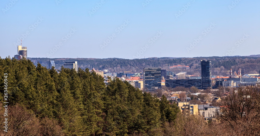 Panorama of Vilnius