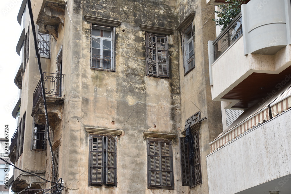 Beirut Apartments with Old Shutters