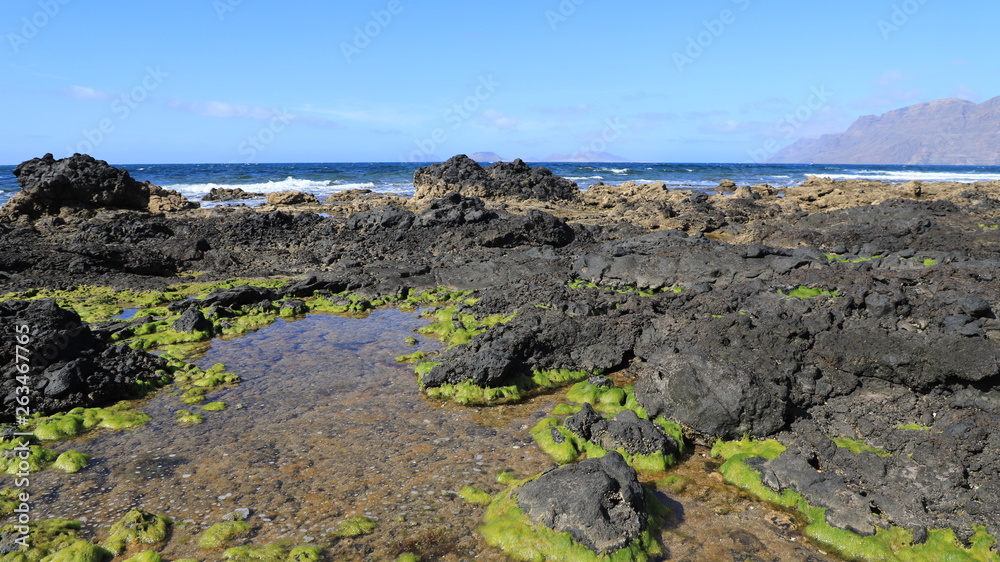 côte de Lanzarote, Canaries, Espagne côte de Lanzarote, Canaries, Espagne