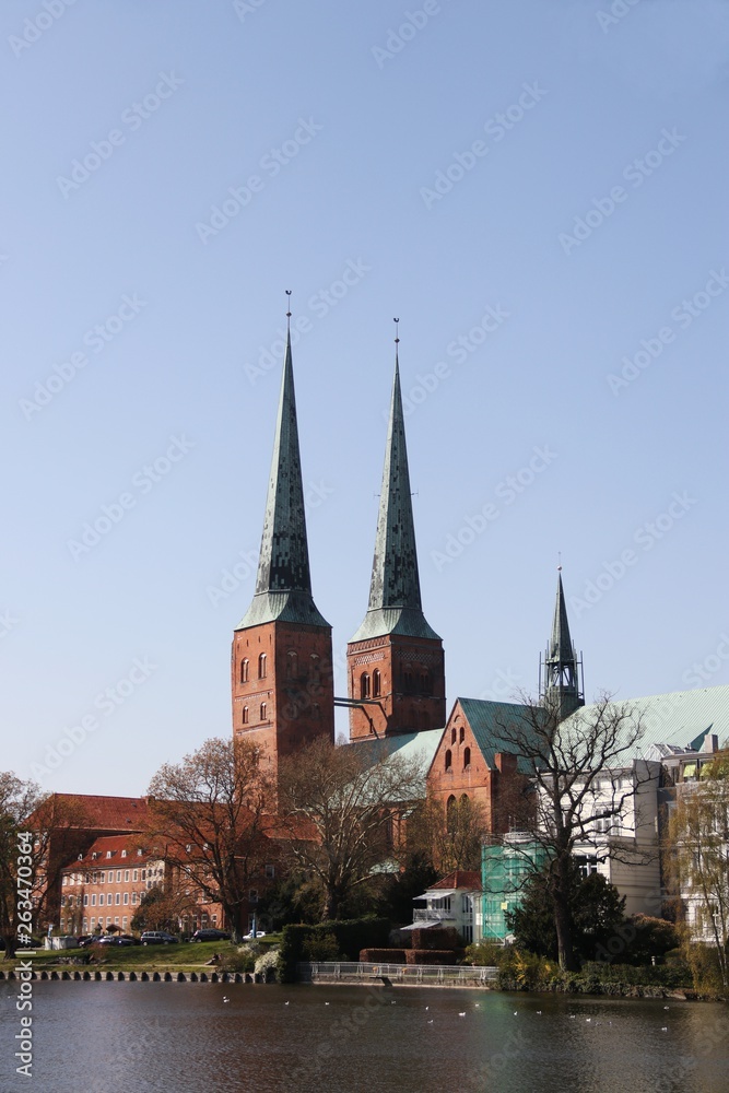 Beautiful Cathedral of the Hanseatic City of Lübeck (Luebeck) – Germany