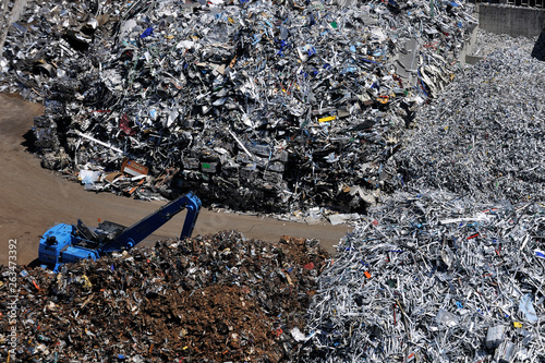 image of a recycling plant