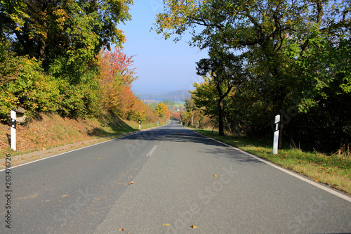 Beautiful Road in Germany, Europe photo