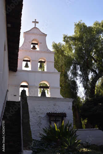 San Diego, CA., U.S.A. Jan. 27, 2017.  Mission Basilica San Diego de Alcalá.  Founded on July 16, 1769, by Franciscan friar, Father Junípero Serra. Mission Alcala was the first-The Mother Mission. photo