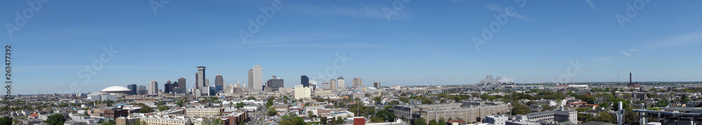 Panorama New Orleans view