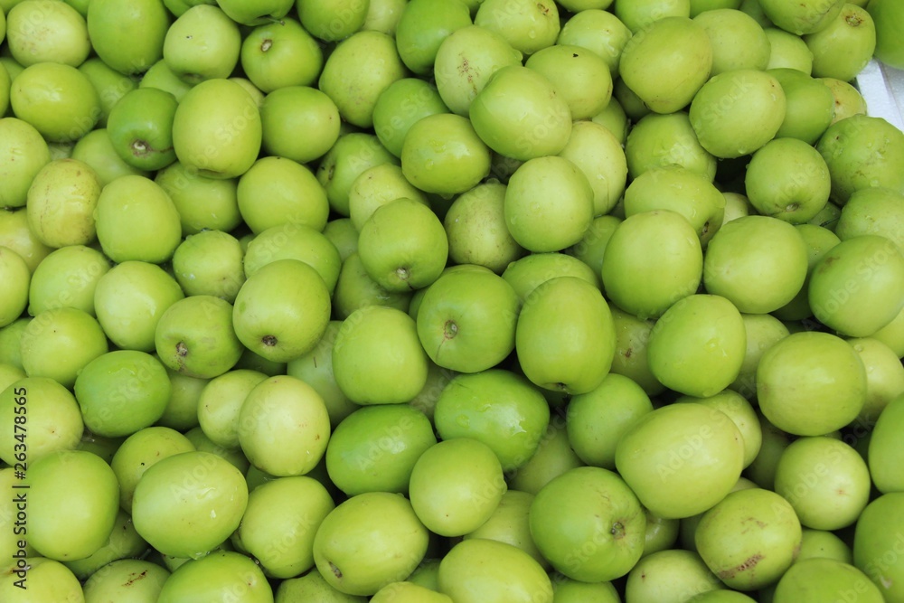 green apple fruit delicious at street food green apple fruit delicious at street food