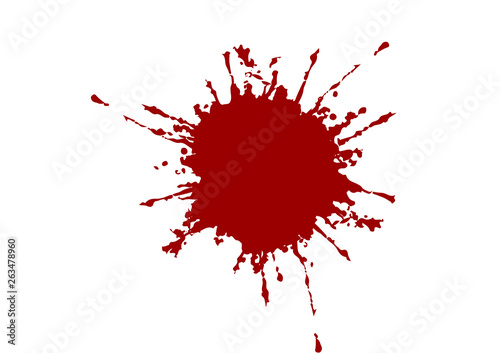 abstract vector splatter red color background. illustration vector design