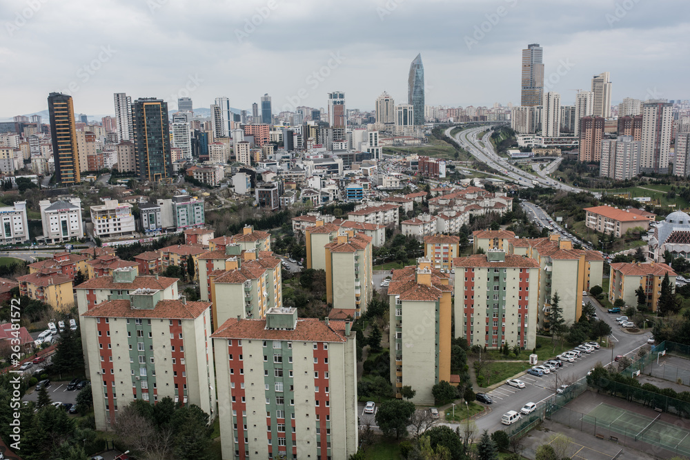 Obraz premium Atasehir City in Istanbul.