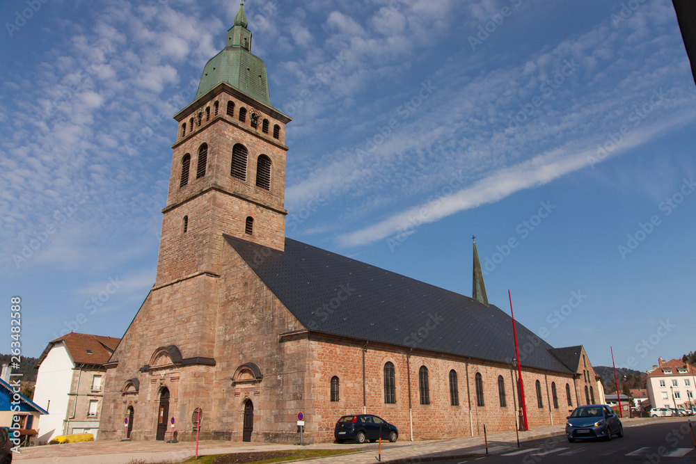 Obraz premium Eglise de Gerardmer, Vosges