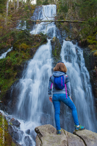 Grande Cascade du Tendon, Massif des Vosges, France