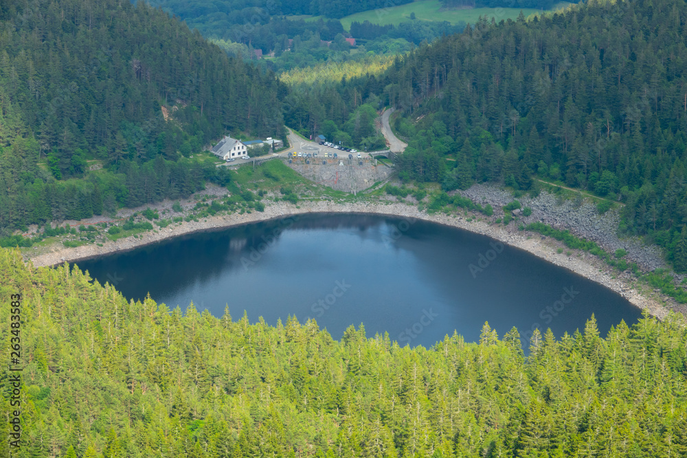 Fototapeta premium Lac des Truites, Balade sur les cretes des vosges