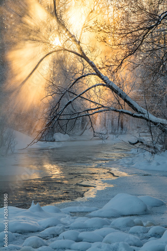 Frozen river © citikka