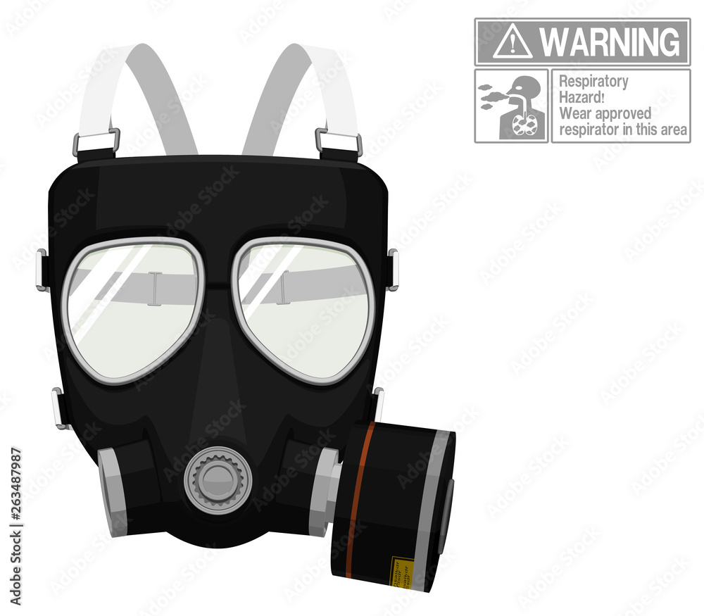 Isolated Respirator on transparent background Isolated Respirator on transparent background