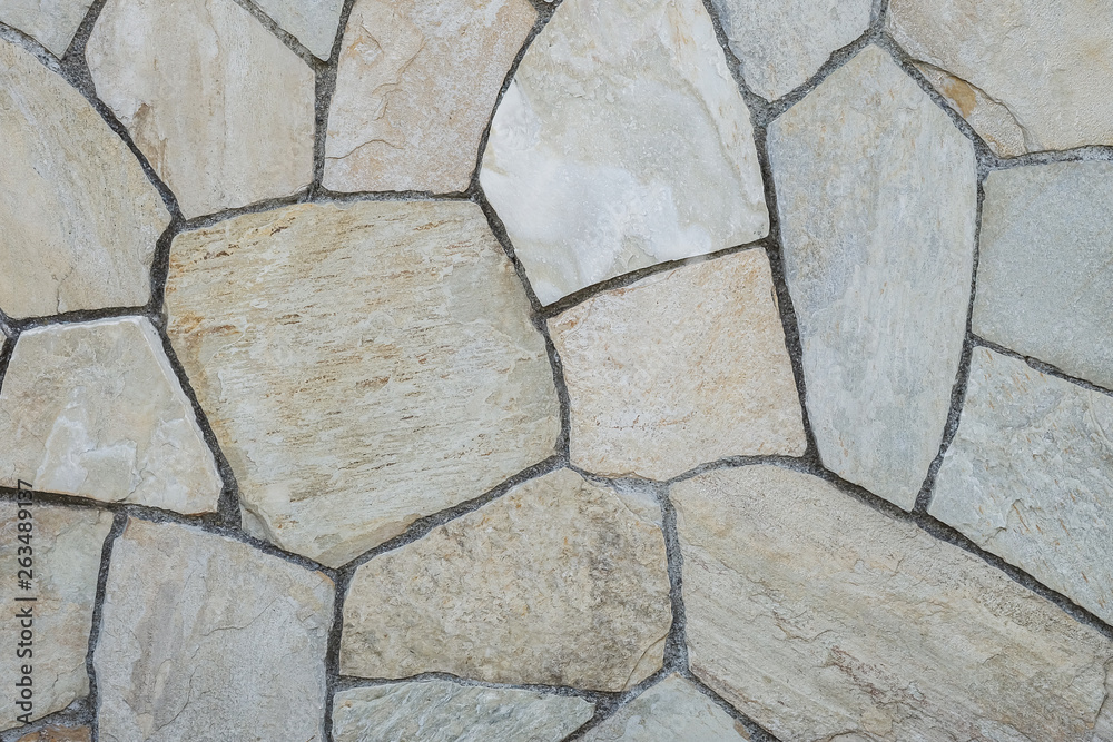 Obraz premium Closeup surface brick pattern at stone brick wall textured background