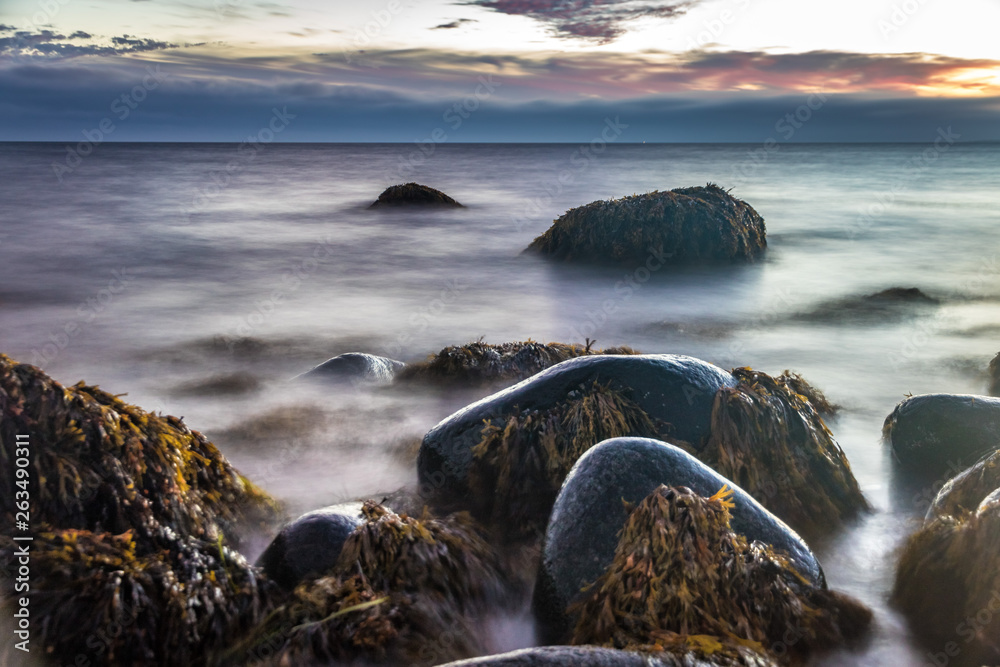 Obraz premium Long exposure seascapes of Nova Scotia.
