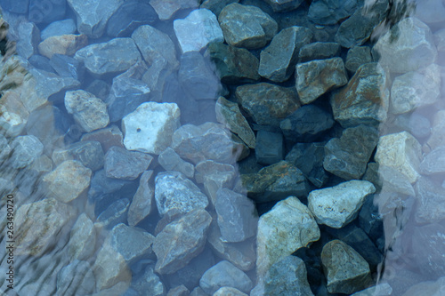 stones in the river