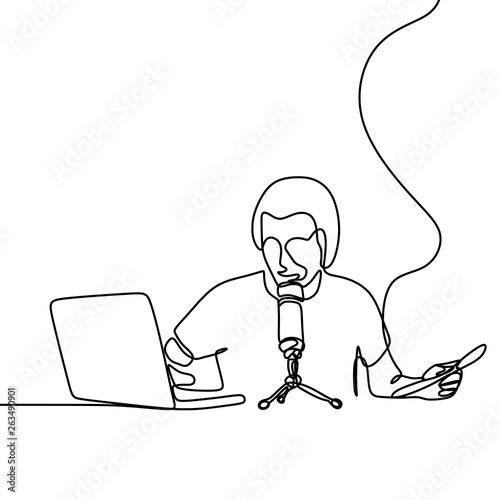 Podcast studio continuous l...