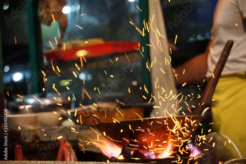 Traditional Cooking Using Charcoal