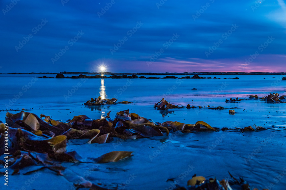 Fototapeta premium Seascape along the the shoreline of coastal Nova Scotia.