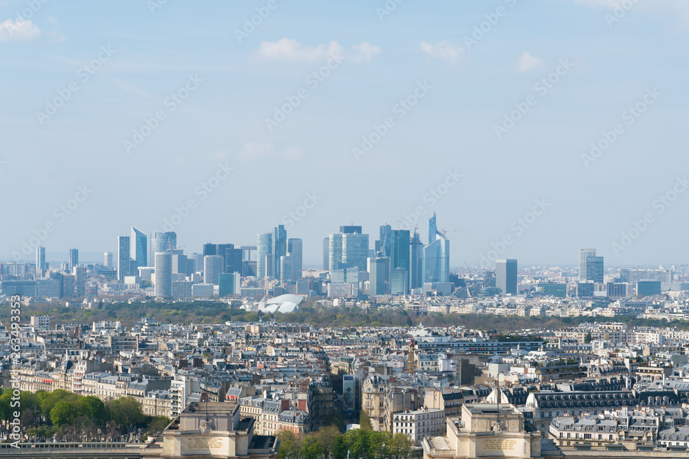 La Defense Financial District in Paris, France