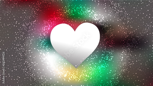 Colorful Love Background