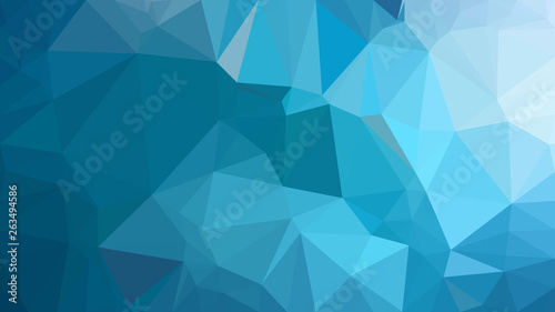 Abstract Blue Polygon Background