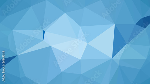 Blue Polygonal Background Template Illustrator
