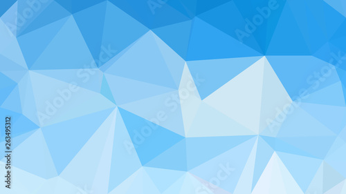 Blue Polygonal Triangular Background Vector Art