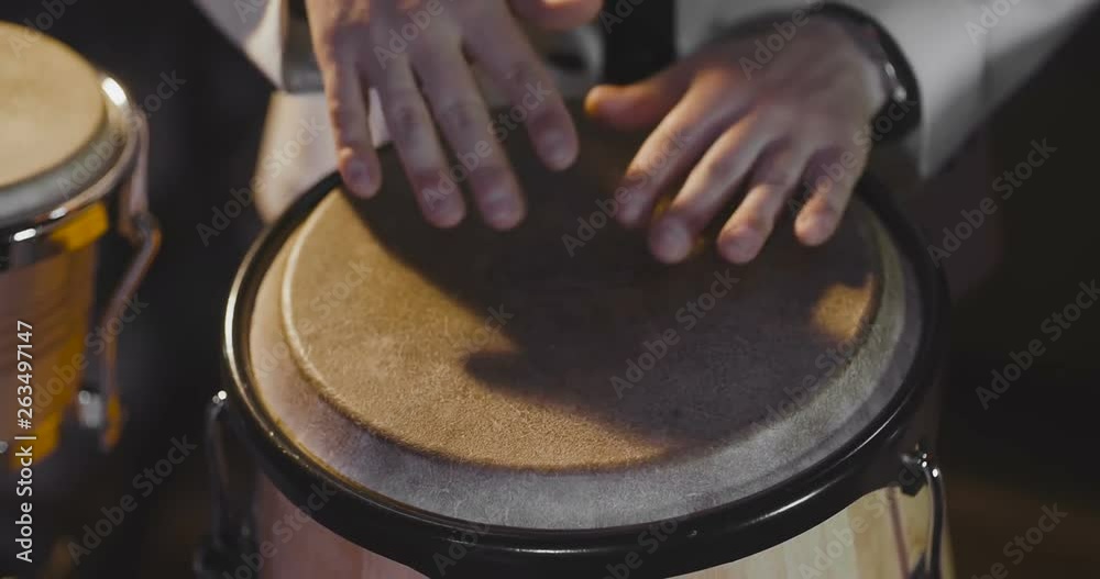 Jazz drummer playing at drums. Jazz drummer playing at drums.