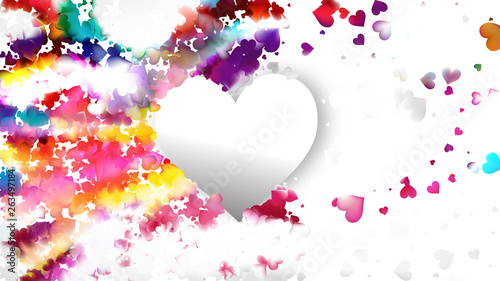 Colorful Love Background