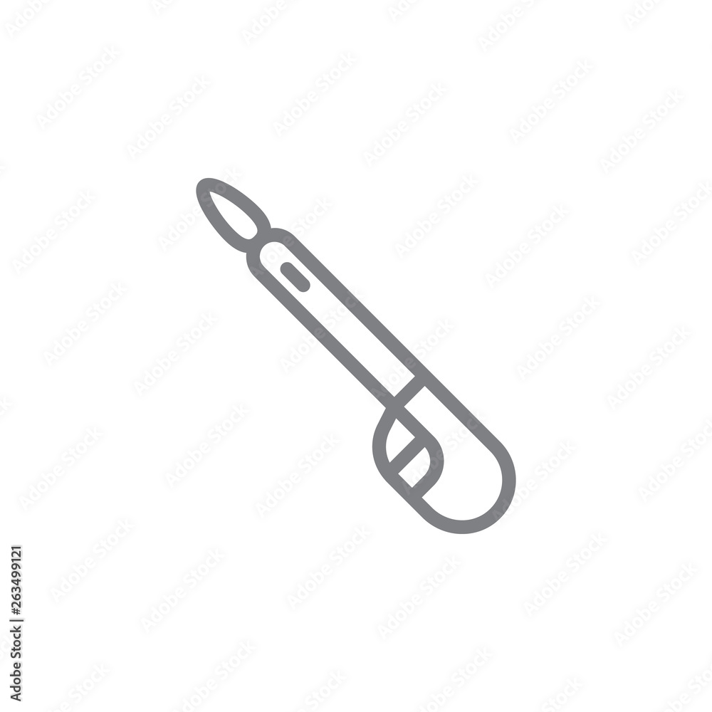 zippo outline icon. Elements of smoking activities illustration icon. Signs and symbols can be used for web, logo, mobile app, UI, UX