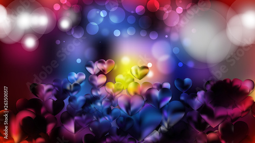 Dark Color Valentine Background