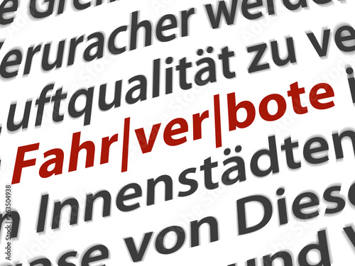 Fahrverbote - Textelement