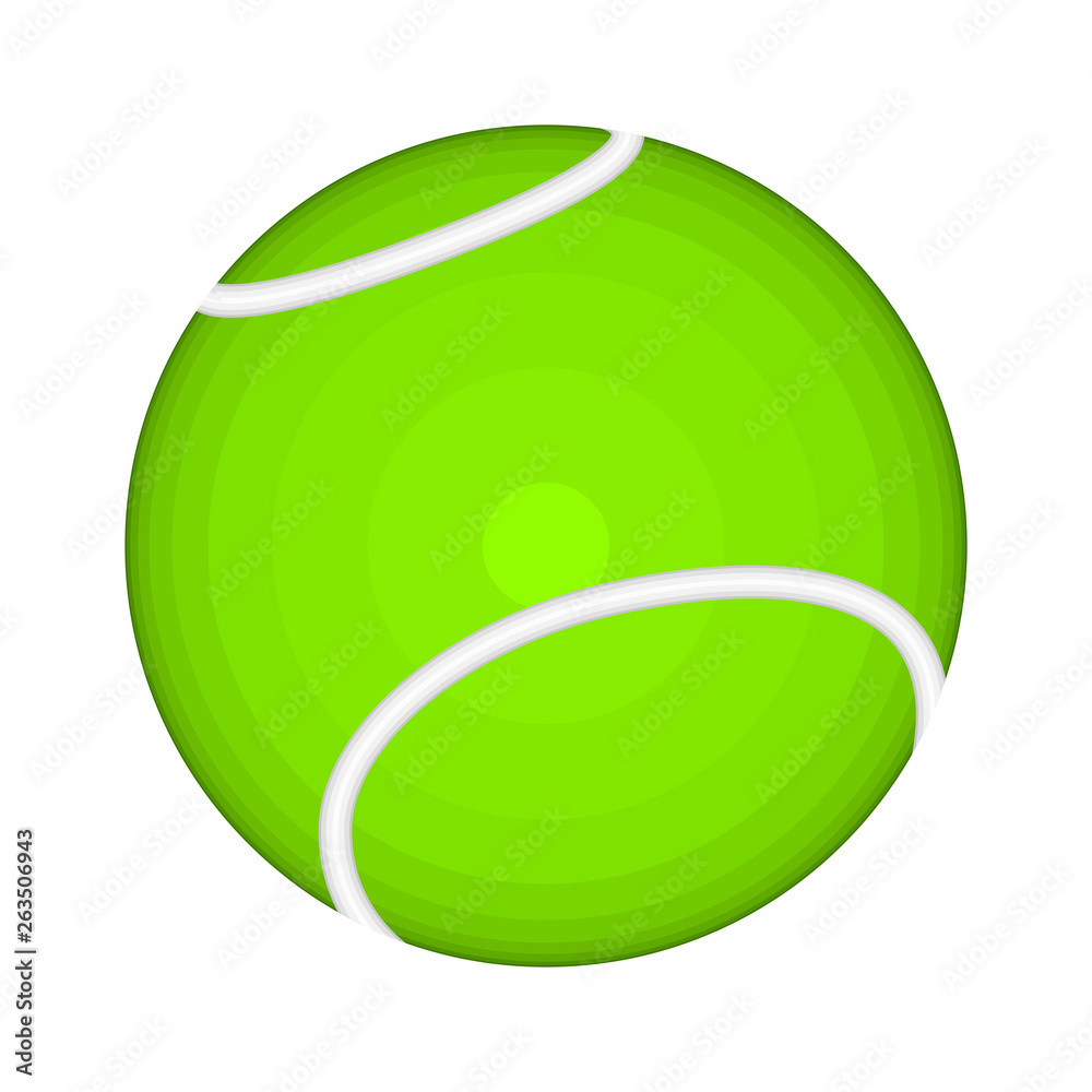 Isolated tennis ball image. Vector illustration design Isolated tennis ball image. Vector illustration design
