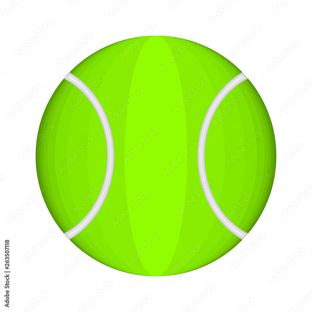 Isolated tennis ball image. Vector illustration design Isolated tennis ball image. Vector illustration design