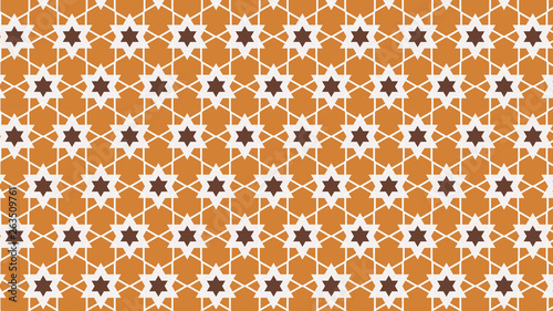 Brown Stars Pattern