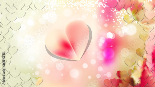 Light Color Valentines Day Background